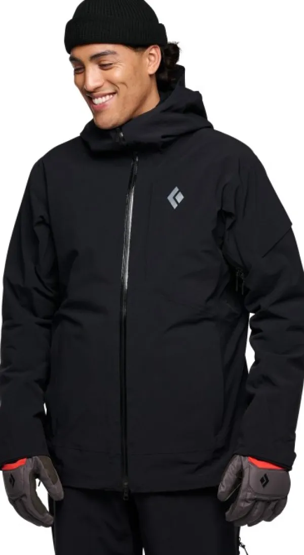 Black Diamond Kuori- Ja Sadetakit^Recon Insulated Shell hybriditakki, musta