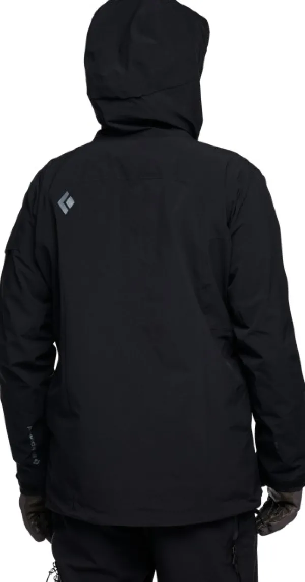 Black Diamond Kuori- Ja Sadetakit^Recon Insulated Shell hybriditakki, musta
