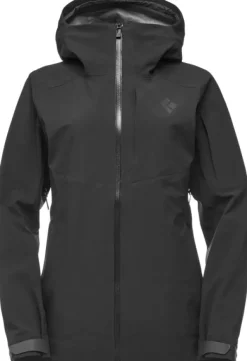 Black Diamond Recon Stretch naisten laskettelutakki, musta| Kuori- Ja Sadetakit