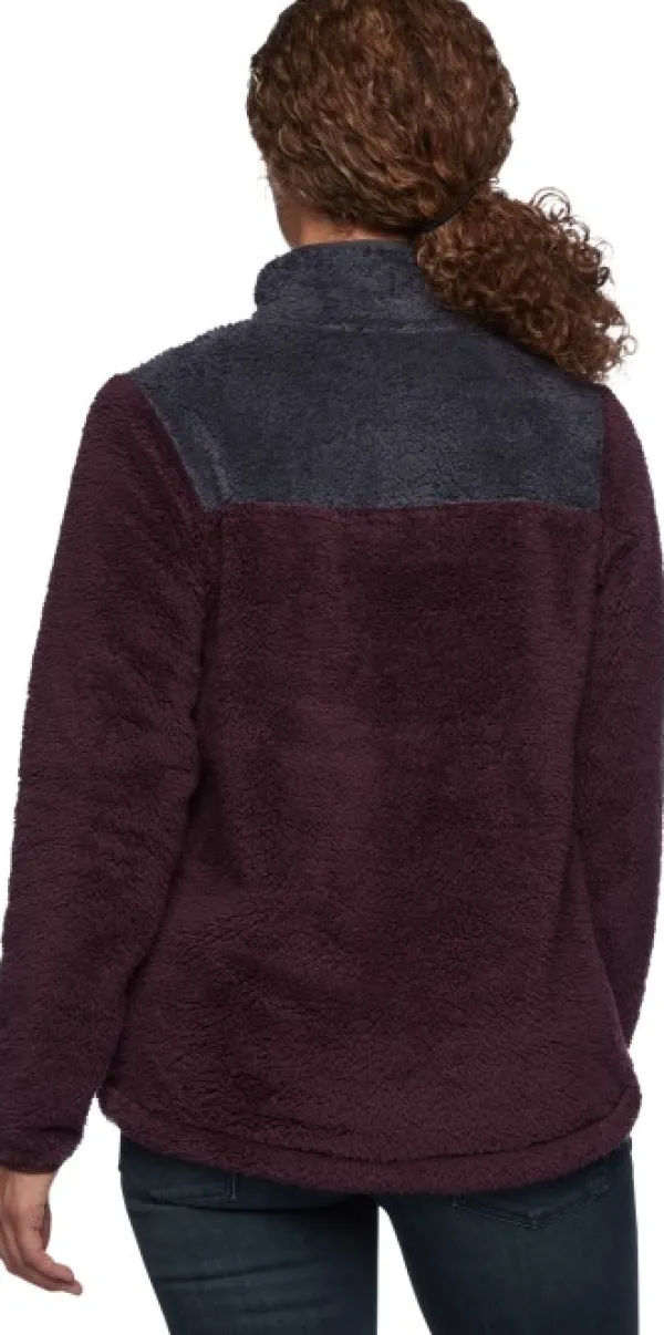 Black Diamond Roadie Qtr Zip Fleece naisten fleece, tumma viininpunainen/harmaa| Hupparit, Fleecet Ja Välipaidat