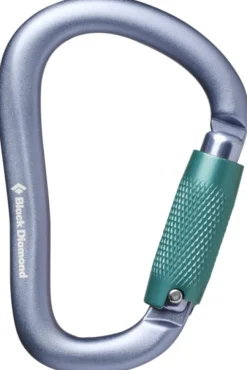 Black Diamond Kiipeilyvarusteet^Rocklock Triple Lock Carabiner Gray