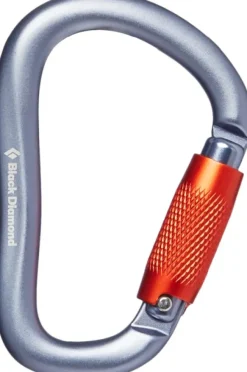 Black Diamond Rocklock Twistlock lukittava karabiinihaka, harmaa| Kiipeilyvarusteet