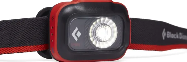 Black Diamond Otsalamput^Sprint 225 otsalamppu, musta/punainen