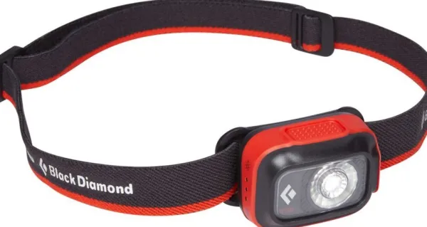 Black Diamond Otsalamput^Sprint 225 otsalamppu, musta/punainen