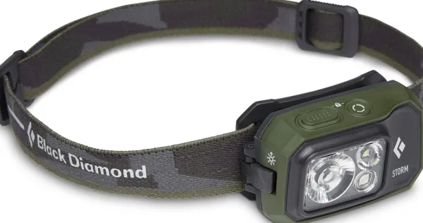 Black Diamond Storm 450 Headlamp otsalamppu, tummanvihreä| Otsalamput