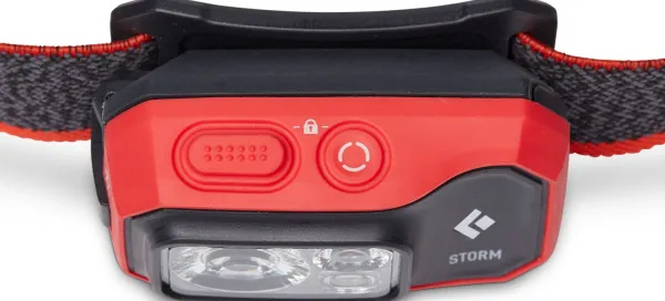 Black Diamond Storm 450 Headlamp vedenkestävä otsalamppu, punainen/musta| Otsalamput