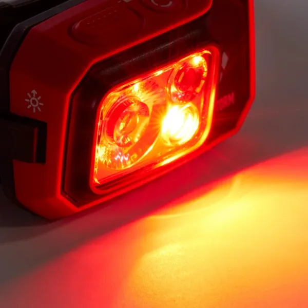 Black Diamond Storm 450 Headlamp vedenkestävä otsalamppu, punainen/musta| Otsalamput