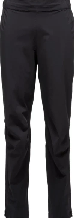Black Diamond Stormline Stretch Rain Pants kuorihousut, musta| Metsästyshousut/Vedenpitävät Metsästyshousut