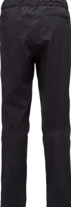 Black Diamond Stormline Stretch Rain Pants kuorihousut, musta| Metsästyshousut/Vedenpitävät Metsästyshousut
