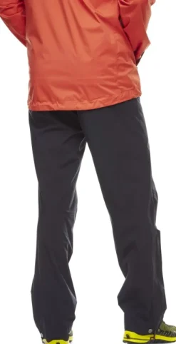 Black Diamond Stormline Stretch Rain Pants kuorihousut, musta| Metsästyshousut/Vedenpitävät Metsästyshousut