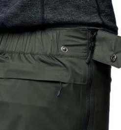 Black Diamond Stormline Stretch Full Zip sadehousut, musta| Retkeilyhousut