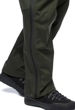 Black Diamond Stormline Stretch Full Zip sadehousut, musta| Retkeilyhousut