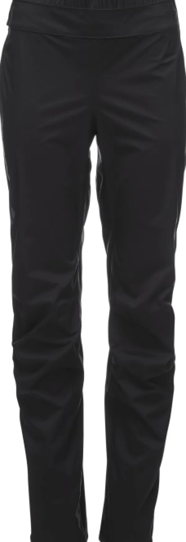 Black Diamond Polvihousut^Stormline Stretch Full Zip naisten sadehousut, musta