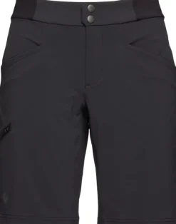 Black Diamond Shortsit^Valley naisten shortsit, musta