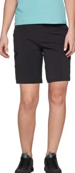 Black Diamond Shortsit^Valley naisten shortsit, musta