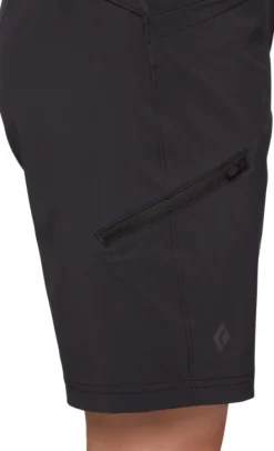Black Diamond Shortsit^Valley naisten shortsit, musta