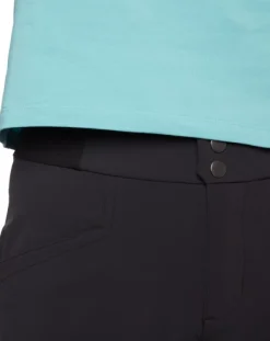 Black Diamond Shortsit^Valley naisten shortsit, musta