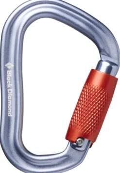 Black Diamond Kiipeilyvarusteet^Vaporlock Twistlock Carabiner Gray