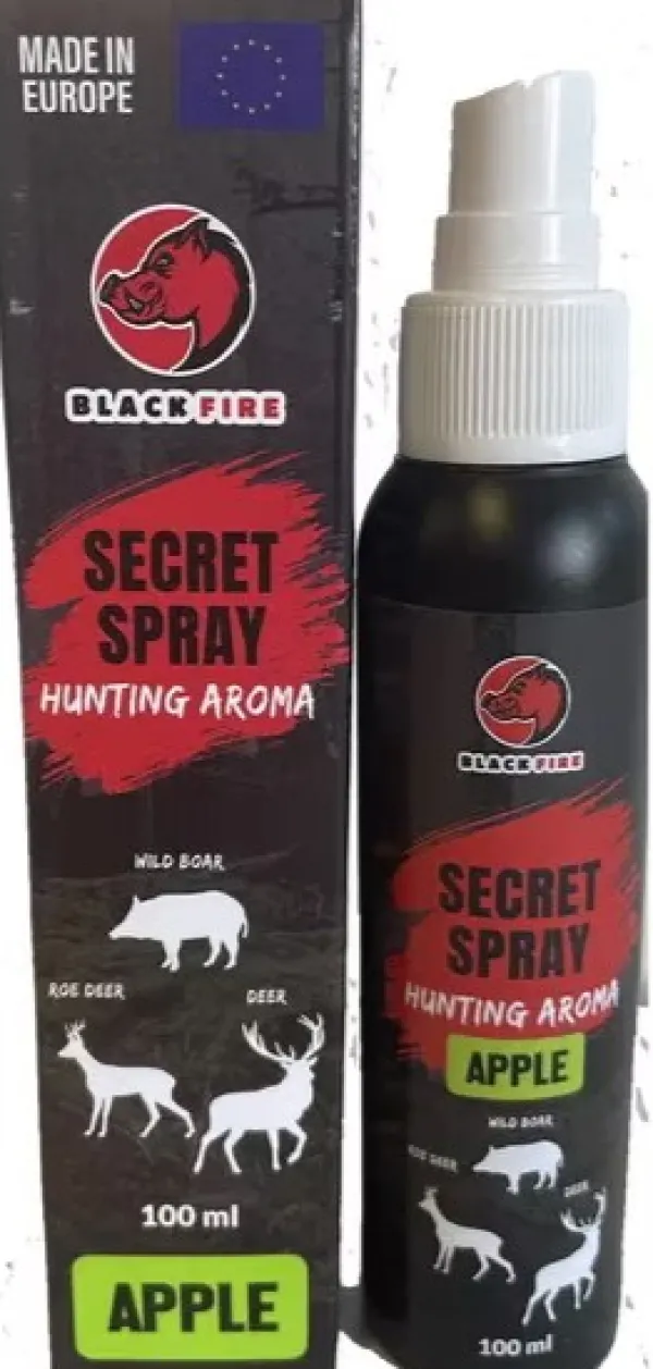 Black Fire Secret Spray - Apple| Riistaruokinta Ja Houkuttimet
