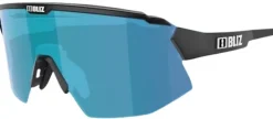 Bliz Breeze Matt Black + Brown w Blue Multi + Spare lens Orange urheilulasit| Aurinkolasit