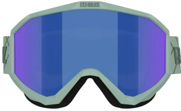 Bliz Suojalasit Ja Laskettelukypärät^Liner laskettelulasit, Matt Green/Dark Green Logo/Brown Blue