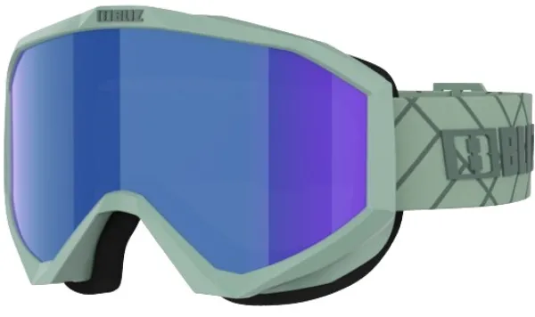 Bliz Suojalasit Ja Laskettelukypärät^Liner laskettelulasit, Matt Green/Dark Green Logo/Brown Blue