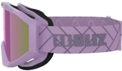 Bliz Liner laskettelulasit, Matt Purple/Dark Purple Logo/Brown Purple| Suojalasit Ja Laskettelukypärät