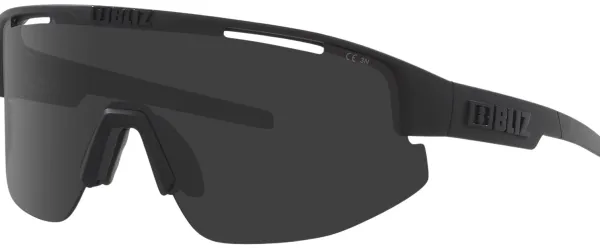 Bliz Aurinkolasit^Matrix Matt Black Smoke urheilulasit