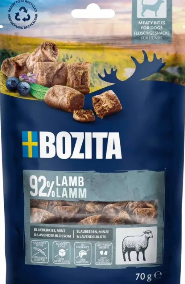 Bozita Snacks Meaty Bites Lamb 70 g| Makupalat