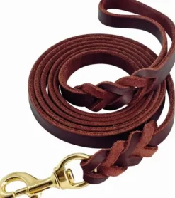Brava Braided Leash nahkainen talutushihna, 10 mm x 210 cm| Taluttimet