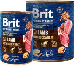 Brit Premium by Nature Lamb with Buckwheat märkäruoka, 400g| Koiran Märkäruoka