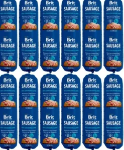 Brit Premium Chicken & Lamb -koiranmakkara 800 g x 12| Koiranmakkarat