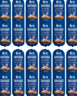 Brit Premium Koiranmakkarat^Chicken & White Fish -koiranmakkara 12 x 800 g