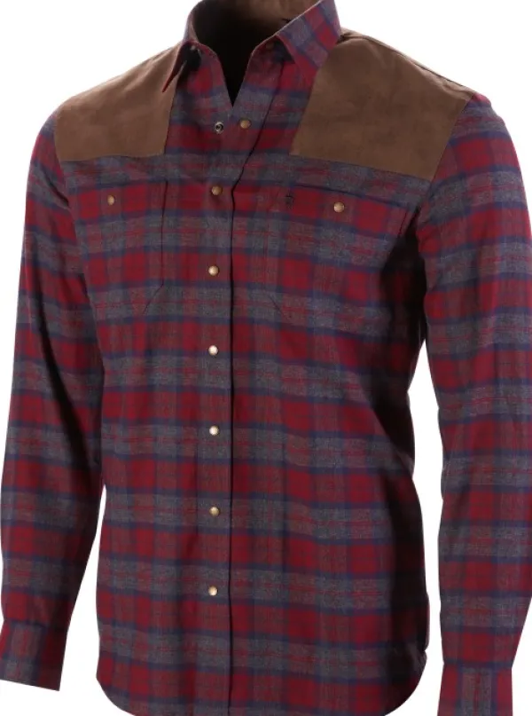 Browning Frederick Shirt flanellipaita, punainen| Metsästyspaidat