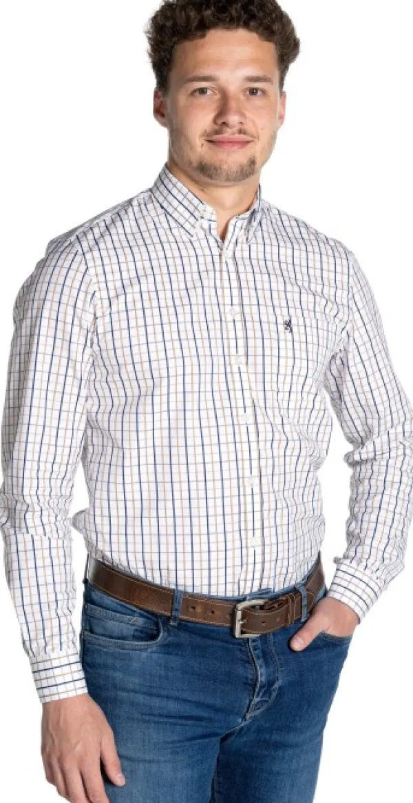 Browning Metsästyspaidat^James Shirt kauluspaita, vaaleanruskea