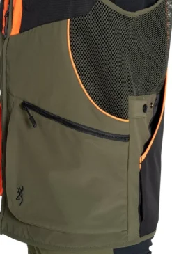 Browning Koiranohjaajan Vaatteet^Velino Hunting Vest metsästysliivi, huomio-oranssi