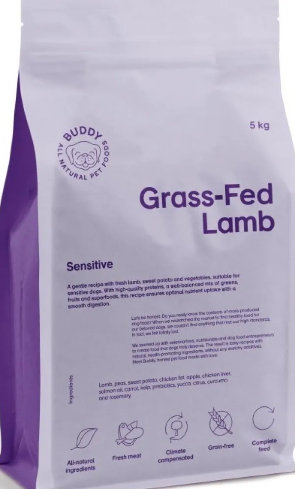 Buddy Koiran Kuivaruoka^ Grass-Fed Lamb kuivaruoka, 5 kg