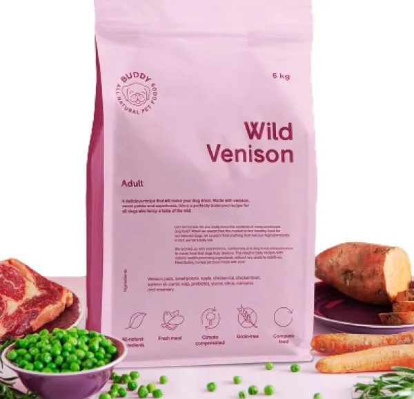 Buddy Wild Venison koiranruoka, 2 kg| Koiran Kuivaruoka