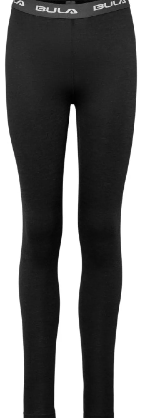 Bula Lasten Alusasut Ja Kerrastot^Junior Norm Merino Wool Pants lasten kerrastohousut, musta