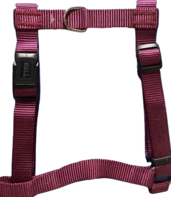 Bull Valjaat^Adjustable Harness Burgundy 30-50 cm