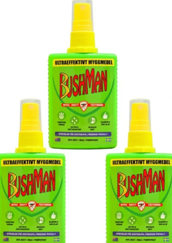 Bushman Hyönteisiä Vastaan^Pumpspray 90ml 3-pack