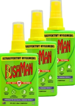 Bushman Hyönteisiä Vastaan^Pumpspray 90ml 3-pack