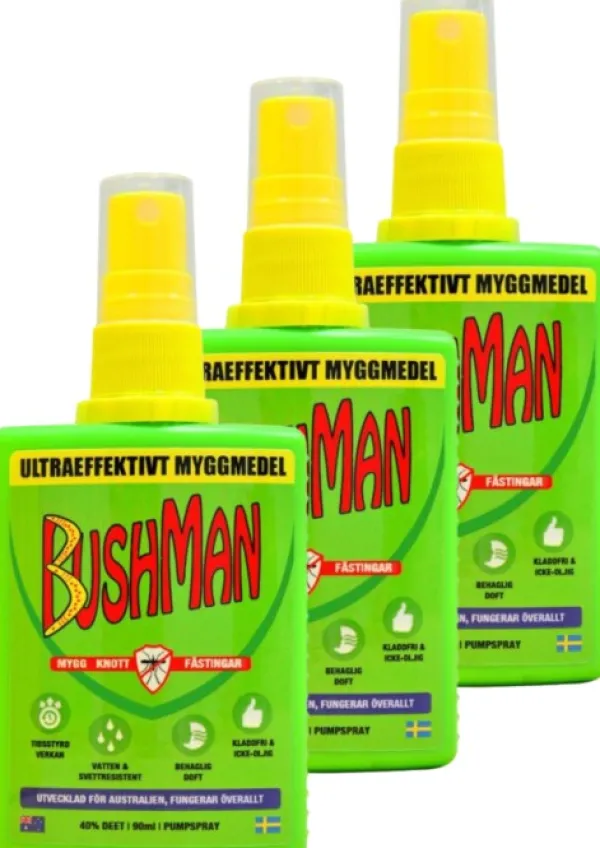 Bushman Hyönteisiä Vastaan^Pumpspray 90ml 3-pack