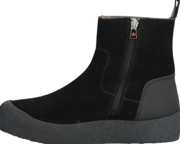 Canada Snow Nastakengät^M's Quebec Leather Heel Black