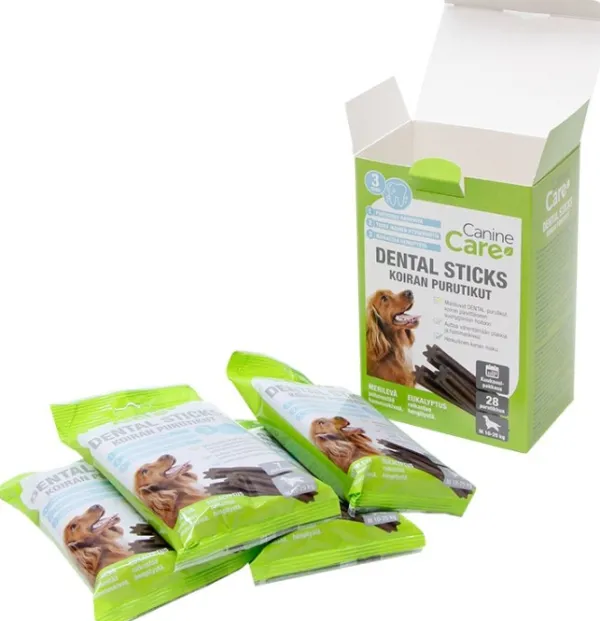 CanineCare Puruluut^Dental Sticks purutikku, M, 28 kpl