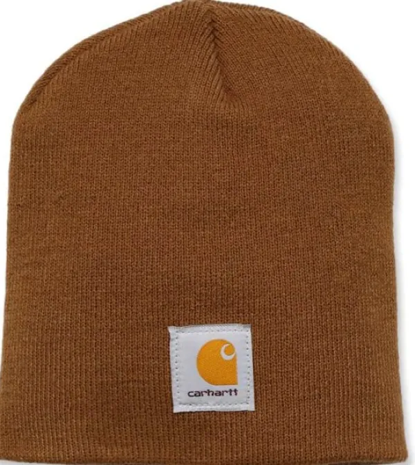 Carhartt Workwear Päähineet, huivit ja kaulurit/Pipot Ja Lakit^Carhartt Acrylic Knit pipo, ruskea