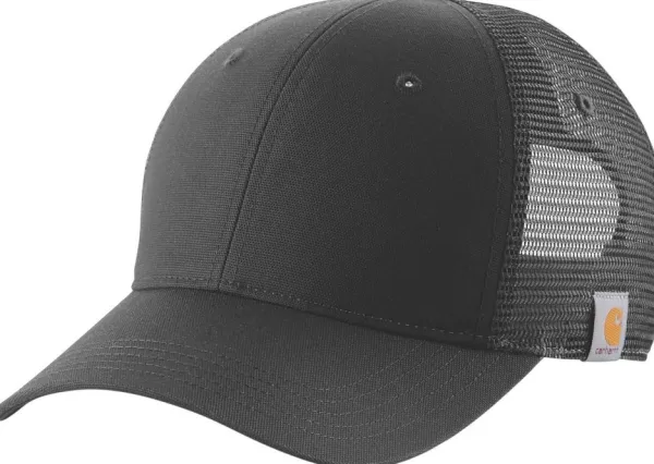 Carhartt Workwear Carhartt Canvas Mesh Back Cap Black| Päähineet, huivit ja kaulurit/Lippikset