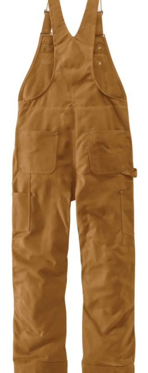 Carhartt Workwear Carhartt Firm Duck vuoratut työhaalarit, ruskea| Toppahousut
