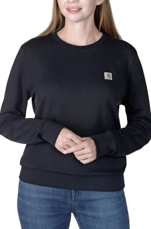 Carhartt Workwear Carhartt French Terry Crewneck Sweatshirt naisten paita, Black| Hupparit, Fleecet Ja Välipaidat