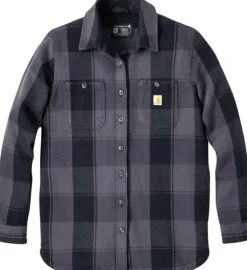 Carhartt Workwear Carhartt Loose Fit Twill Shirt Jacket naisten paita, Black| Flanelli- Ja Kauluspaidat